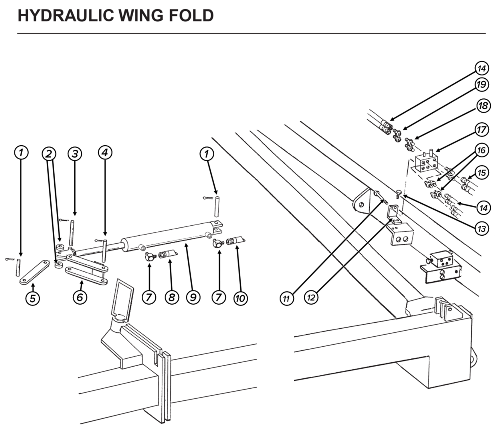 Hydraulic Wing Fold