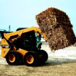 Cat Skid Steer is loading